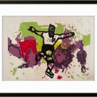 Bororo – Histórica serigrafía intervenida (2025) – Marco a elección.