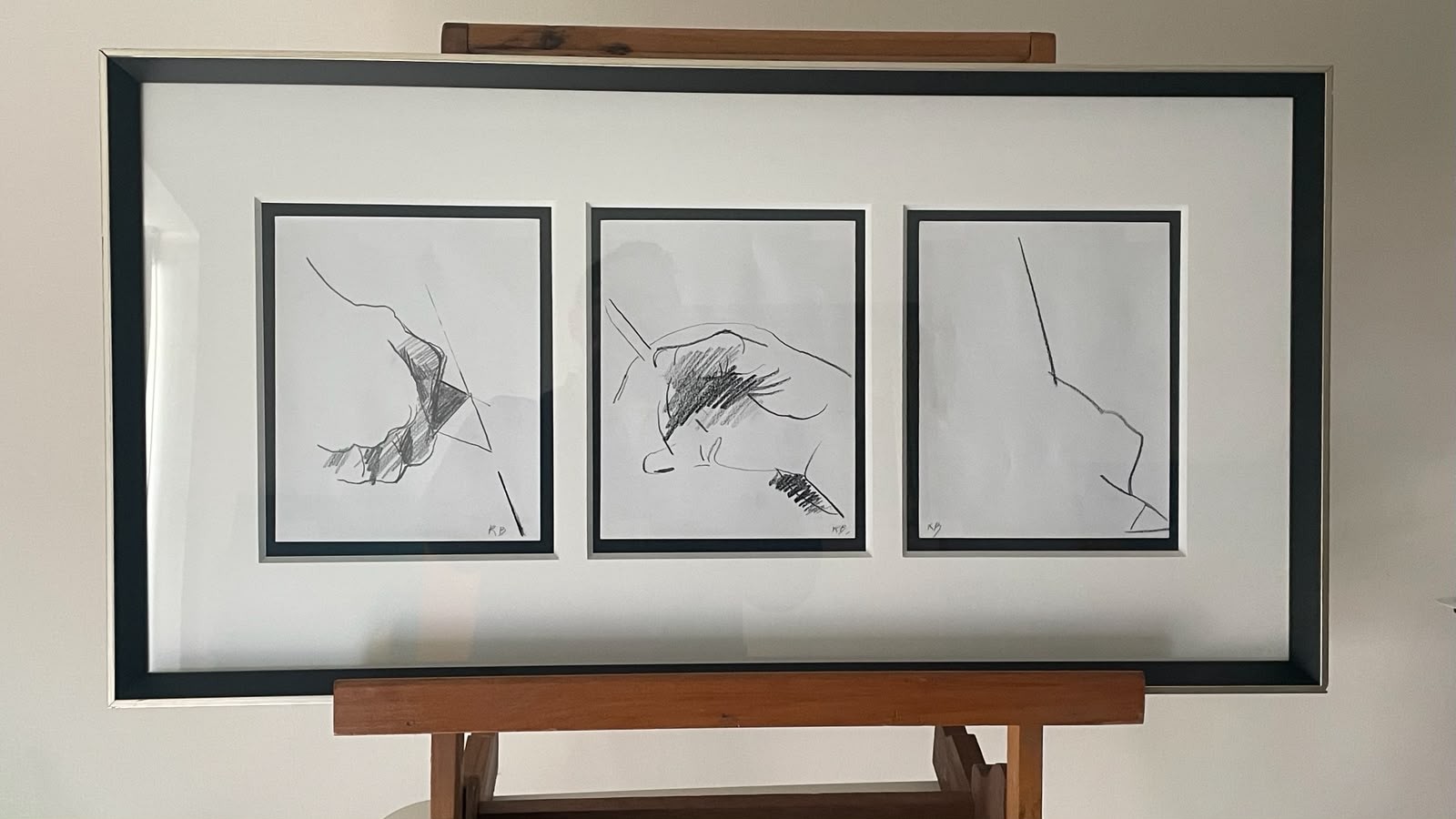 Roser Bru «Dibujo Tríptico».