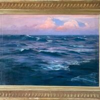 Benito Rebolledo «Marina». Óleo sobre Tela