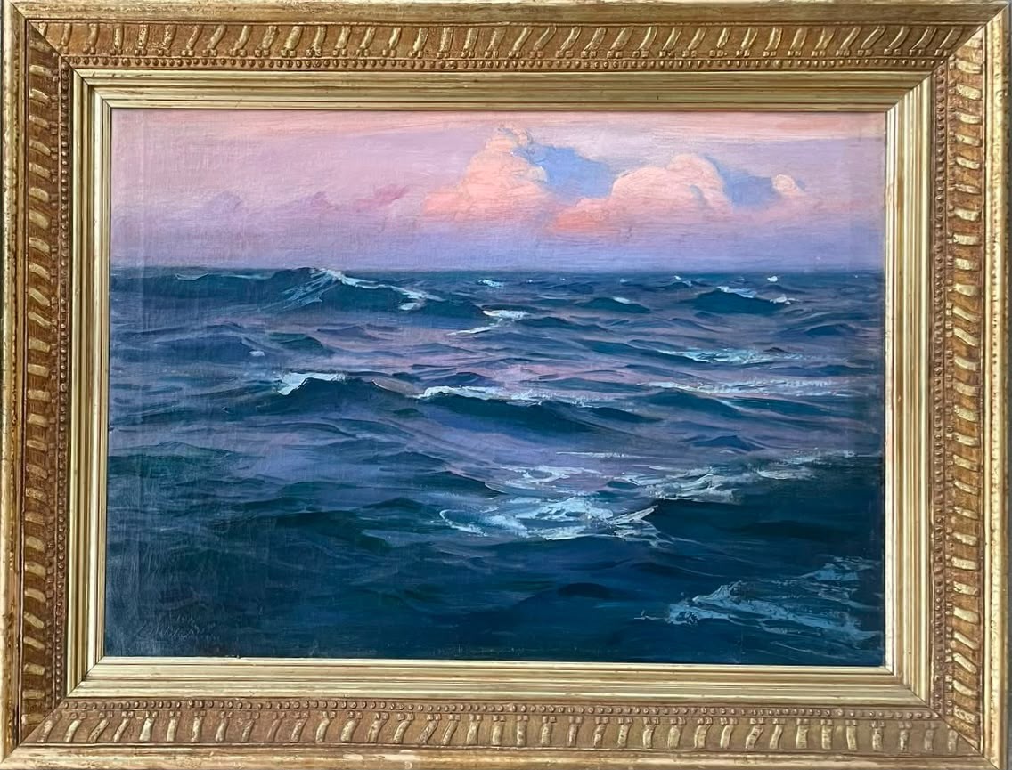 Benito Rebolledo «Marina». Óleo sobre Tela